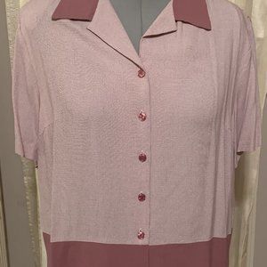 Blouse and Pants Set (Mauve) - 26/28